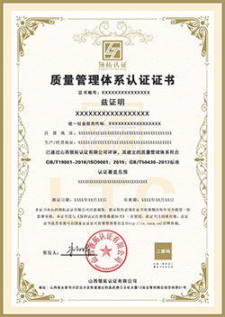 GB/T50430工程建设施工企业质量管理体系认证中文版