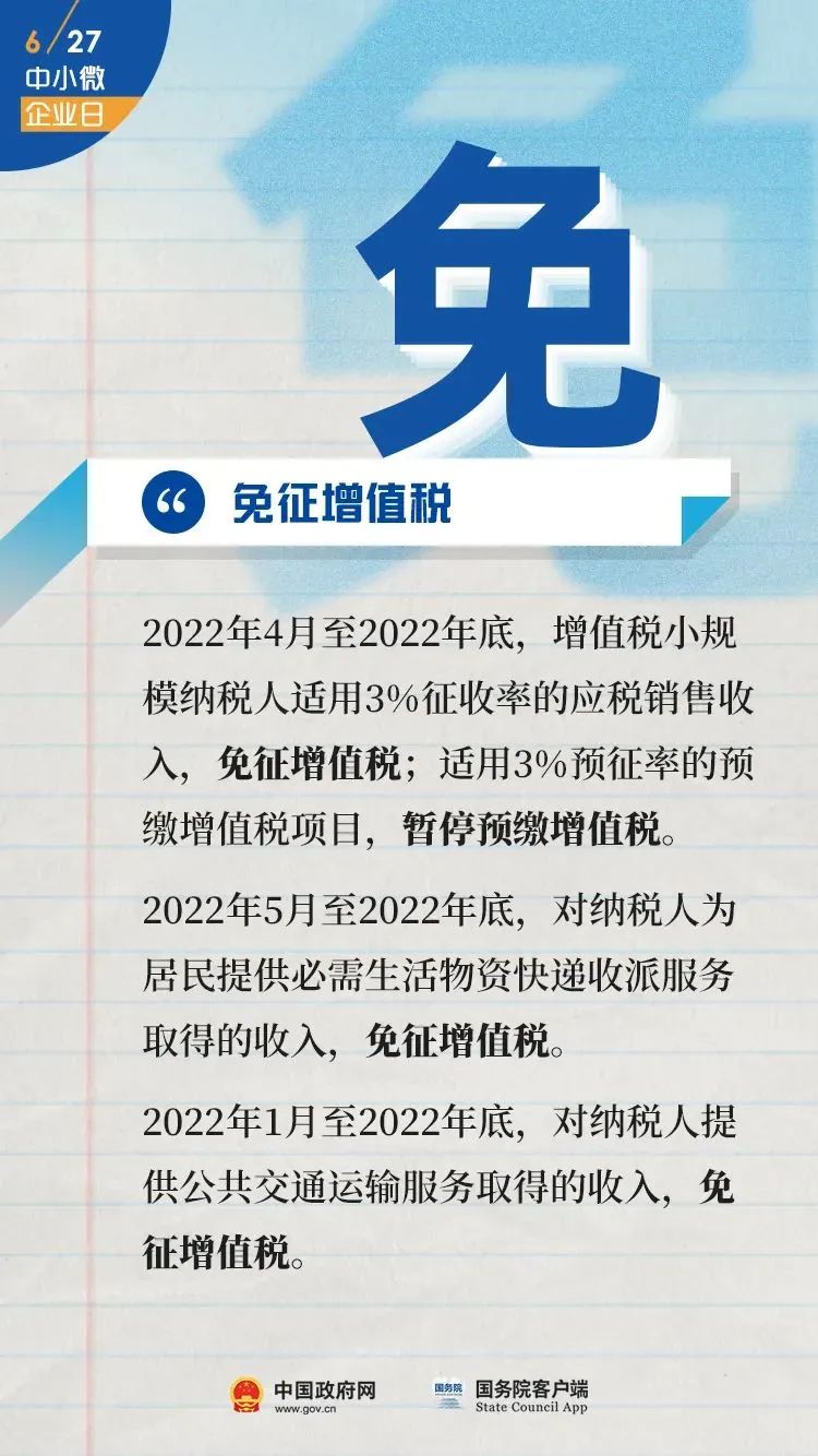 【一起来了解】@全国中小微企业，这些政策支持你→