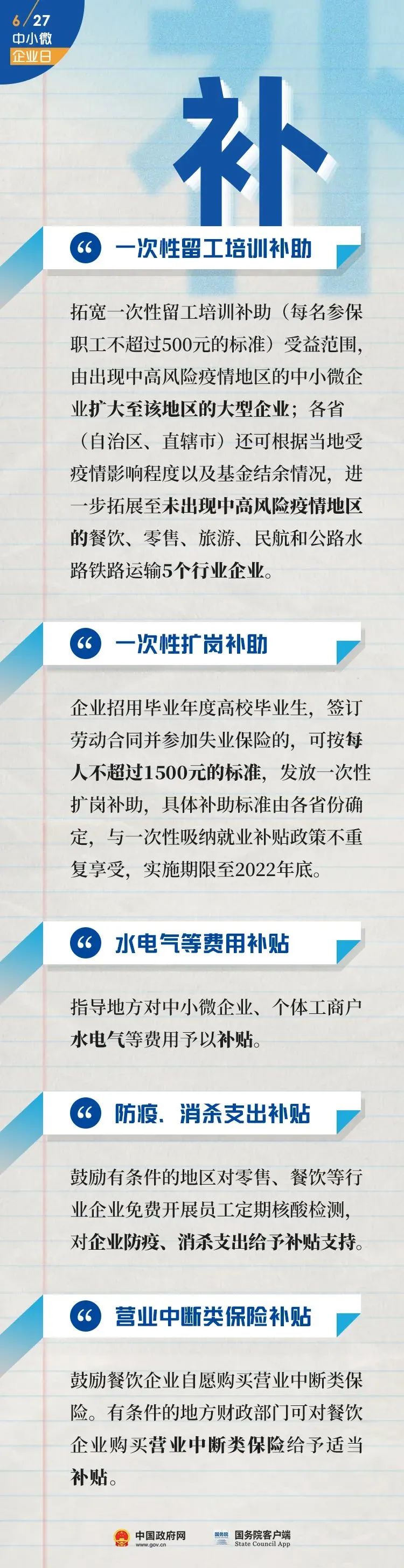 【一起来了解】@全国中小微企业，这些政策支持你→